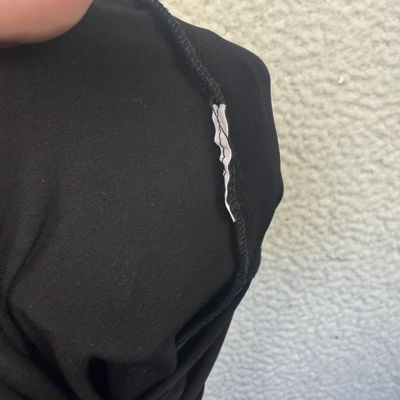 Joseph Ribkoff Pants Womens 16 Black Pull On Stretch Slim Tapered Pleated Side - Picture 5 of 8